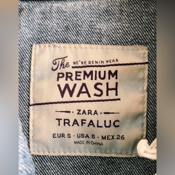 Zara TRF Destroyed denim vest with pockets - Picture 3 of 7